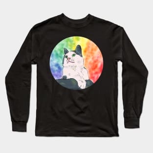 A Vibrant Cow Cat Long Sleeve T-Shirt